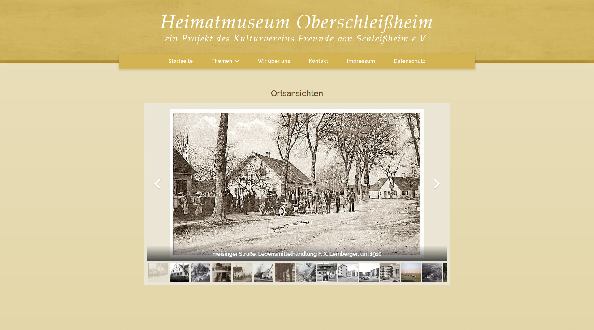 Webseite - Heimatmuseum Oberschleißheim