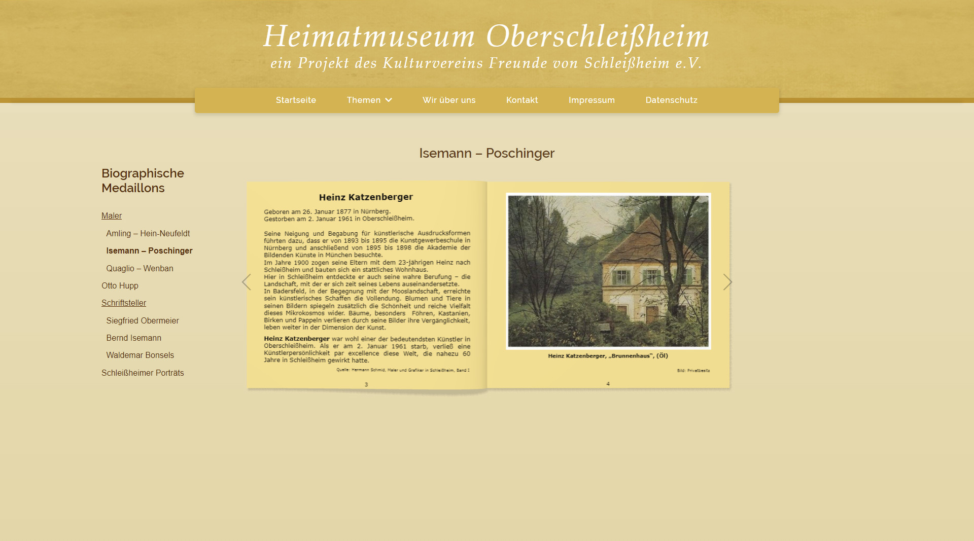 Webseite - Heimatmuseum Oberschleißheim