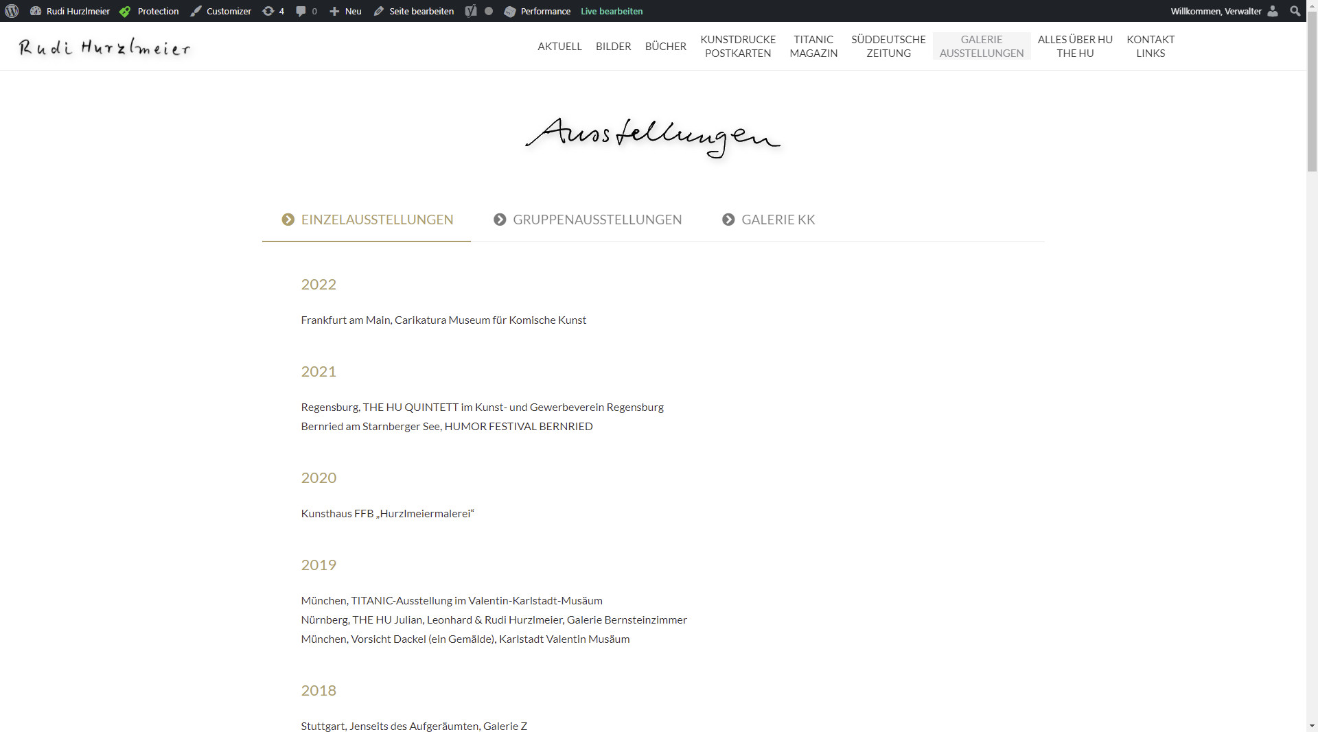 Webseite - Hurzlmeier Malerei