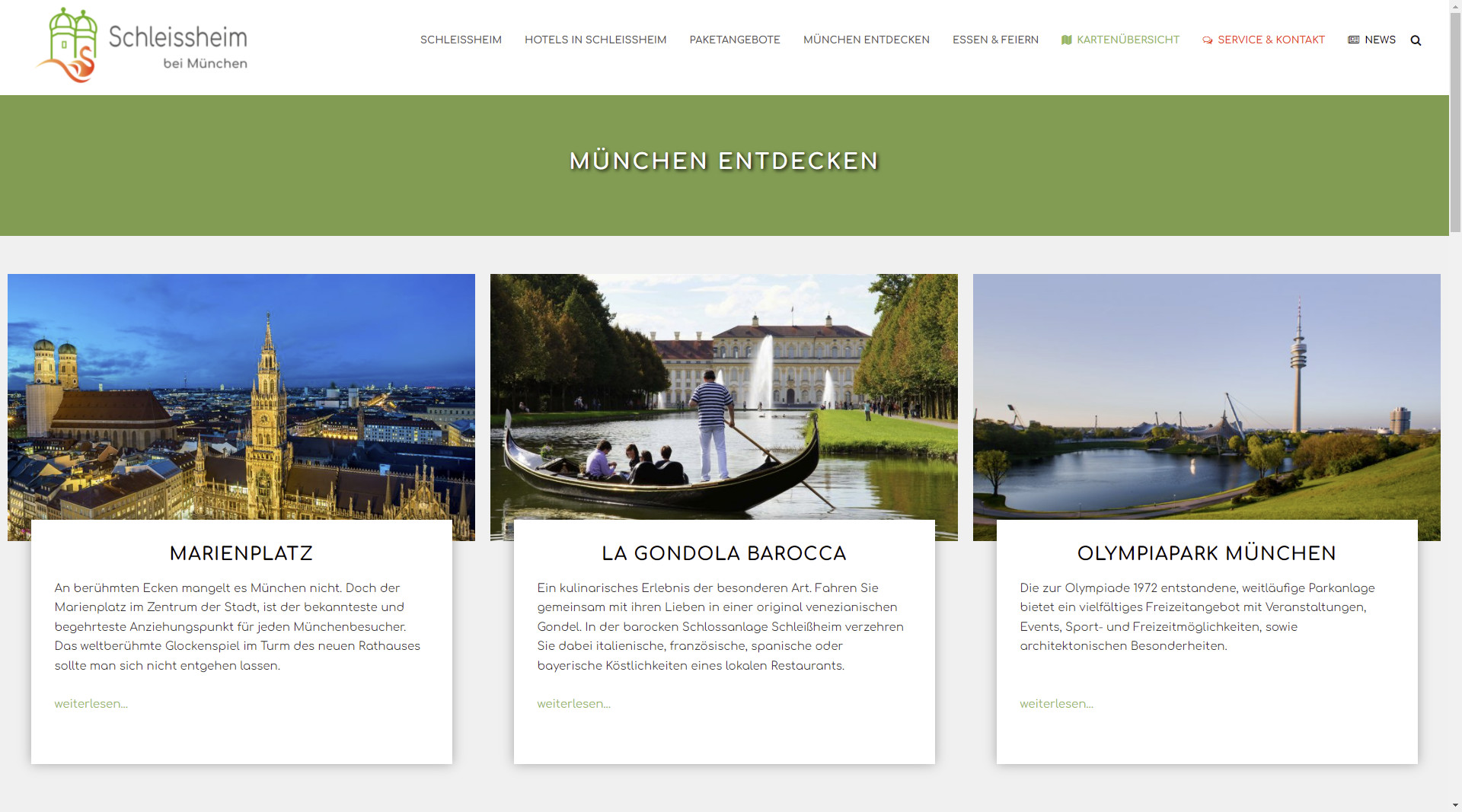 Webseite - Schleissheim bei München