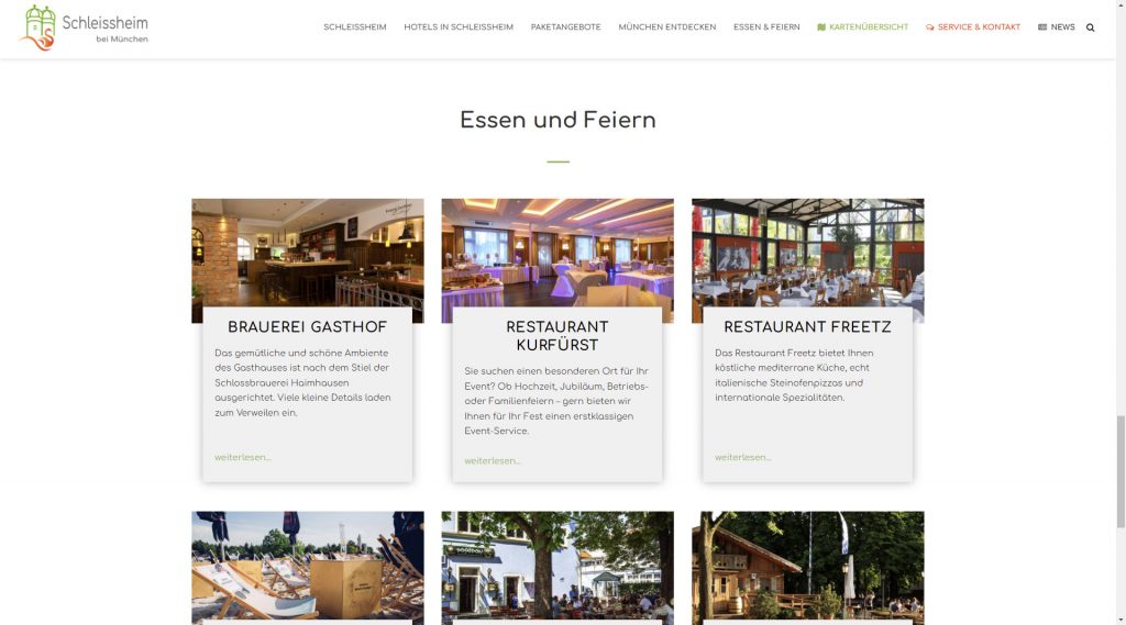 Webseite - Schleissheim bei München